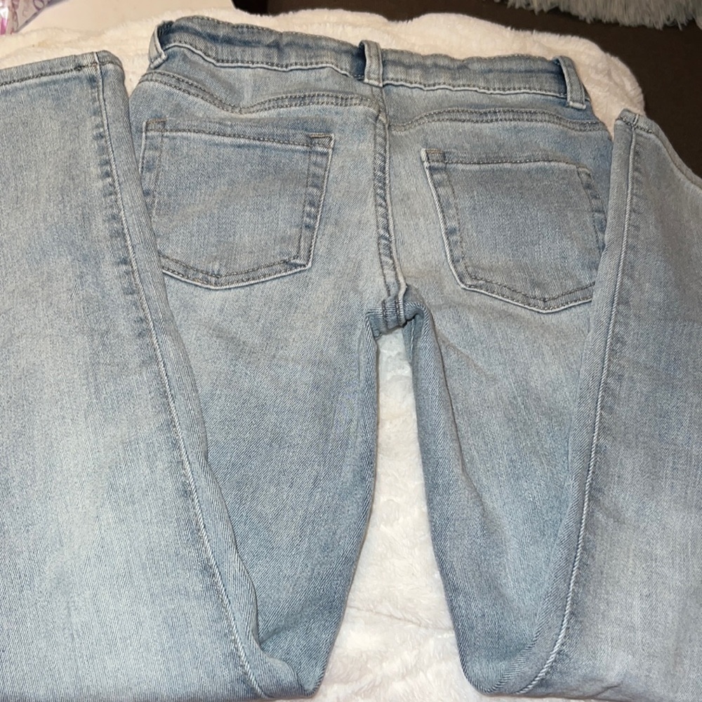 Cat & Jack blue denim skinny jeans long pants ultimate stretch 10 girls youth​​ - Picture 6 of 10